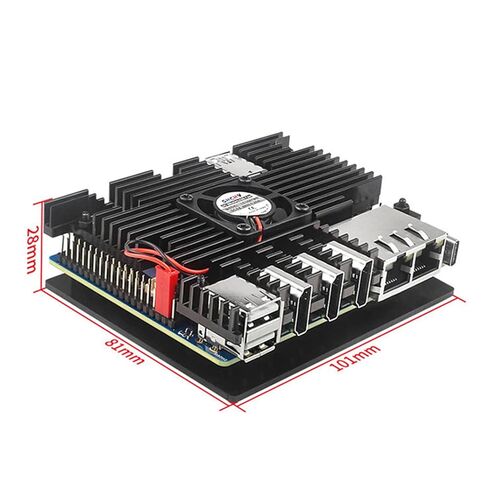 Aluminum Alloy Heat Dissipation Case Kit for Orange Pi 5 Plus in Saudi Arabia