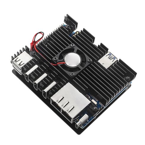 Aluminum Alloy Heat Dissipation Case Kit for Orange Pi 5 Plus in Saudi Arabia