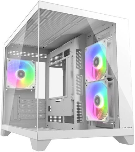 Cougar FV150 Mini RGB - Micro ATX PC Case - White in Saudi Arabia
