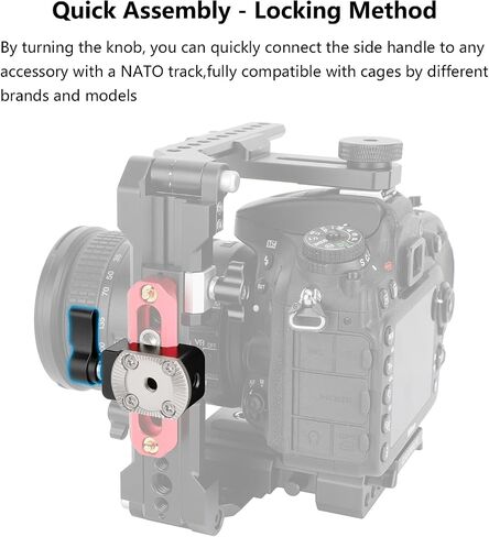 CAMVATE Quick Release NATO Clamp with M6 Rosette Adapter-3915 in Saudi Arabia
