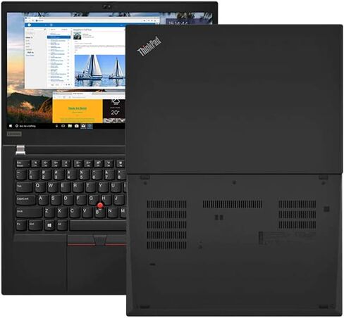 Lenovo ThinkPad T490 14" HD Notebook - Intel Core i5 (8th Gen) i5-8365U Quad-core (4 Core) 1.60 GHz - 16 GB RAM - 256 GB SSD - Black - windows 11 Pro (Renewed) in Saudi Arabia