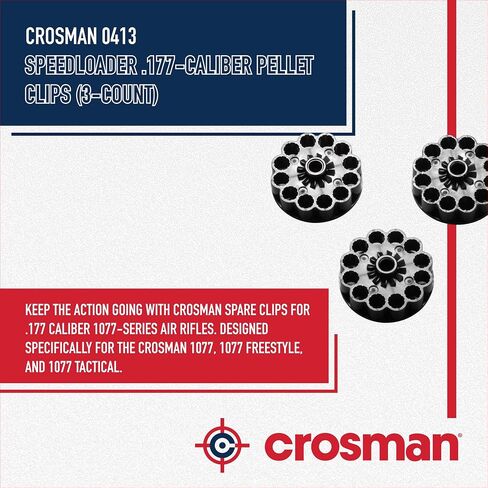 Crosman 0413 Speedloader .177-Caliber Pellet Clips (3-Count) in Saudi Arabia
