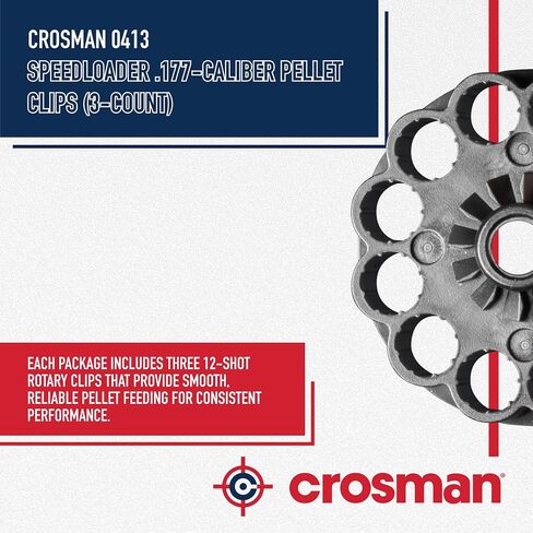 Crosman 0413 Speedloader .177-Caliber Pellet Clips (3-Count) in Saudi Arabia