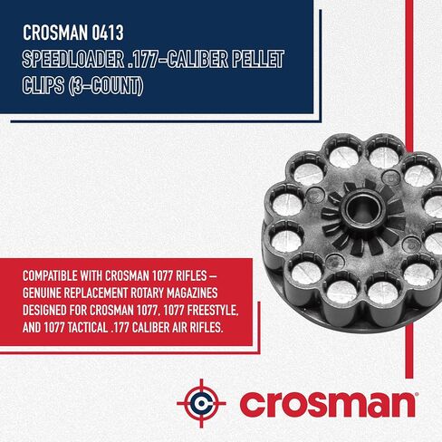 Crosman 0413 Speedloader .177-Caliber Pellet Clips (3-Count) in Saudi Arabia