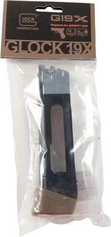 Umarex Glock 19X Half Blowback 6mm BB Pistol Airsoft Gun Magazine, 14-Round Capacity in Saudi Arabia