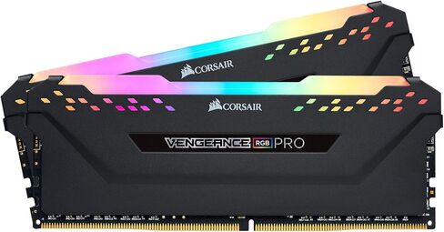 Corsair CMW16GX4M2C3200C14 Vengeance RGB PRO 16GB (2x8GB) DDR4 3200 (PC4-25600) C14 Desktop Memory - Black PC Memory in Saudi Arabia