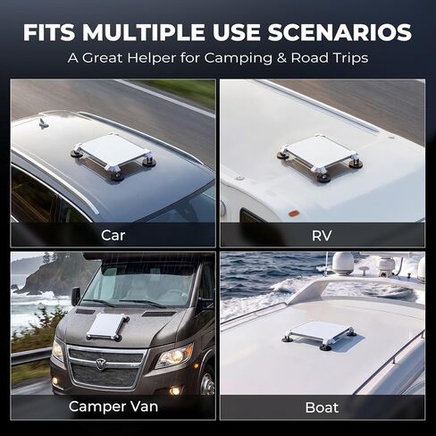 Starlink Mini Magnetic Mount – Aerodynamic Design, Strong Magnet Array Base (Won't Damage Paint), High‑Strength Composite Structure, Built for Cars, SUVs, RVs, Trucks & Boats | starlink mini Mount in Saudi Arabia