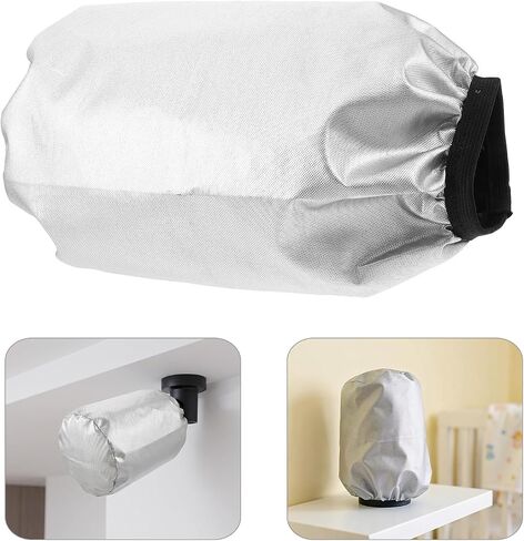 Indoor Camera Privacy Hood with Oxford Cloth, Matte Silver in Saudi Arabia