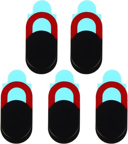 Webcam Privacy Cover Red for Tablet and Mobile Phone 5pcs in Saudi Arabia