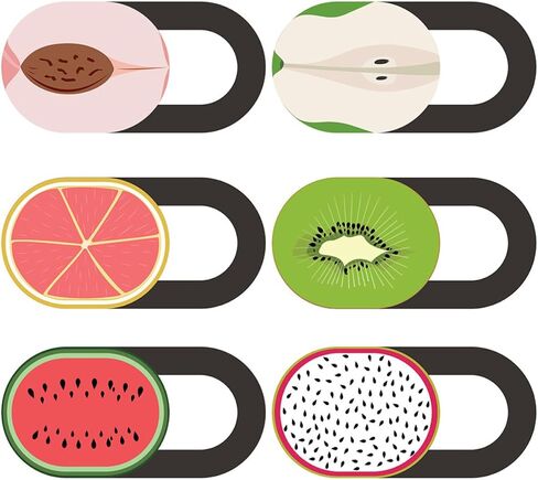 Housoutil 6pcs Webcam Cover Slide for Laptops, Decorative Camera Privacy Covers Made of Abs Material, Easy to Use and Remove, for Laptop Privacy Protection in Saudi Arabia