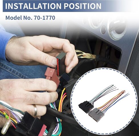 70-1770 Car Stereo CD Player Wiring Harness Set Wire Radio Adapter for Ford Aerostar 1985-1997 1 Set in Saudi Arabia