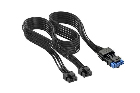 Premium 600W 2X 8-Pin to PCIe 12V-2x6 Type 4 PSU Power Cable for Corsair in Saudi Arabia