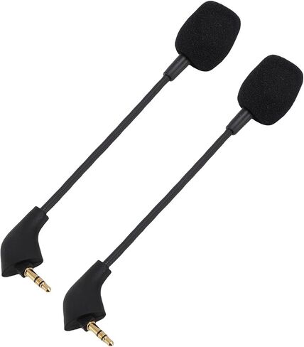 Detachable Noise Cancelling Microphone Replacement for Cloud Gaming Headphones, 2 Pieces for GAMERS in Saudi Arabia
