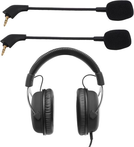 Detachable Noise Cancelling Microphone Replacement for Cloud Gaming Headphones, 2 Pieces for GAMERS in Saudi Arabia