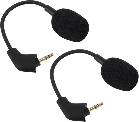 Detachable Noise Cancelling Microphone Replacement for Cloud Gaming Headphones, 2 Pieces for GAMERS in Saudi Arabia