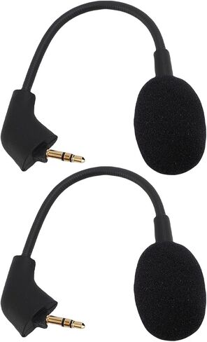 Detachable Noise Cancelling Microphone Replacement for Cloud Gaming Headphones, 2 Pieces for GAMERS in Saudi Arabia