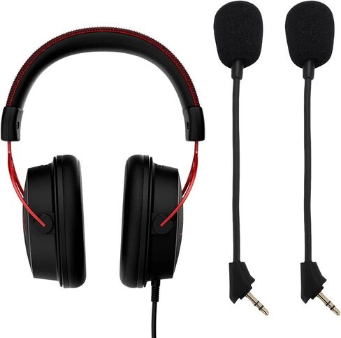 Replacement Microphone for Cloud S, Durable Noise Cancellation, Removable Gaming Microphone, 3.5mm, for PC Gaming, 2pcs in Saudi Arabia