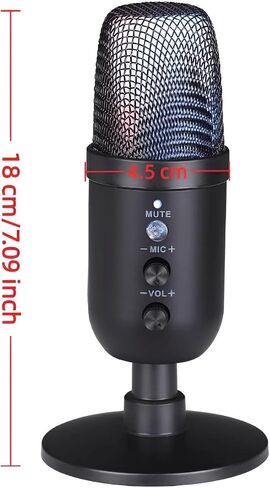 USB Condenser Microphone 360 Degrees Rotatable Microphone for PC in Saudi Arabia