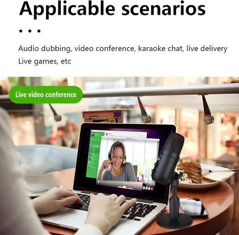 USB Condenser Microphone 360 Degrees Rotatable Microphone for PC in Saudi Arabia