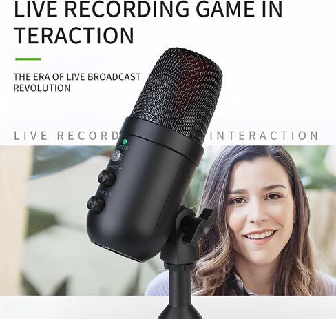 USB Condenser Microphone 360 Degrees Rotatable Microphone for PC in Saudi Arabia