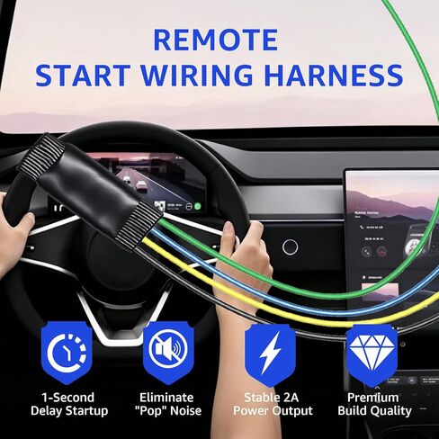 Remote Turn-on Harness Module for Car Amplifiers Audio Delay Module in Saudi Arabia