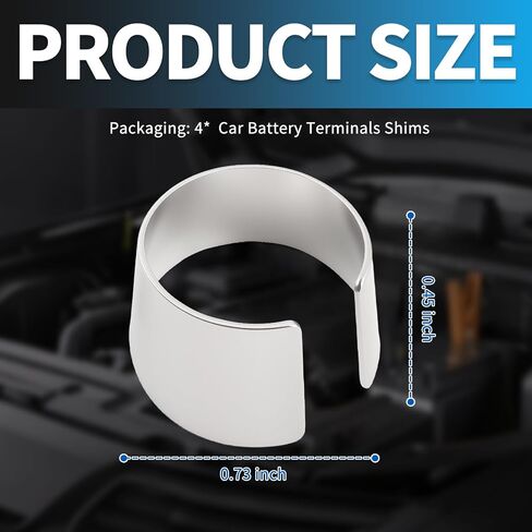 4PCS Car Battery Post Shims,Battery Terminal Shim Repair Kit in Saudi Arabia