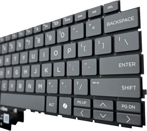Replacement Keyboard for HP Pro x360 Fortis 11 G9x/G10/G11 & EliteBook 1040 G11 14'' 2-in-1 | US Layout, Gray, Non-Backlit, with AI Key | Compatible with 14-EU 14t-EU Models in Saudi Arabia