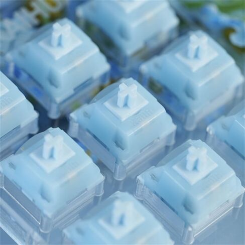 Kailh MX Snowfall Mechanical Keyboard Switch HiFi Mahjong Sound Smooth MX Know The Winter Keyboard Switch (10) in Saudi Arabia
