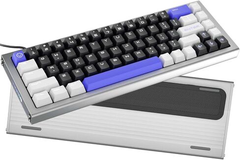 TMR Keyboard,8K Polling Rate,0.08ms Latency,0.005mm Precision,Springless Maglev Switch,Full-Aluminum Weighted Base,0.001-3.5mm Actuation Travel,RGB Lighting,Gasket-Mount,PC+Mac Ready.(UQ68KB) in Saudi Arabia