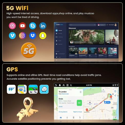 [Fuluku] 4+64GB 9" Android 15 Carplay Car Radio for Kia Rio 2012-2014 in Saudi Arabia