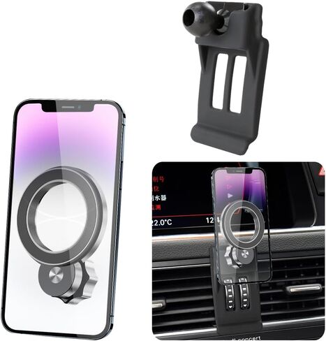 Car Magnetic Phone Mount for Audi Q5 SQ5 2018 2019 2020 2021 2022 2023 2024 Auto Interior Accessories Best Cellphone Holder Mobile Cradle Cell Phones Navigation Charging Screen Stand Accessory in Saudi Arabia