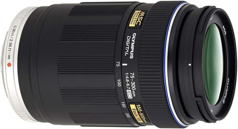 Olympus M.Zuiko 75-300mm f/4.8-6.7 ED Digital Zoom Lens (Black) in Saudi Arabia