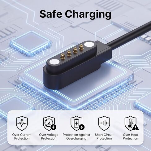 Plaud Charger Cable for PLAUD Note AI/Note Pro, 2-Pack USB-A and USB-C Charging Cable (3.3ft/1m) - Replacement Charger Cord, PLAUD AI Accessories，Black in Saudi Arabia