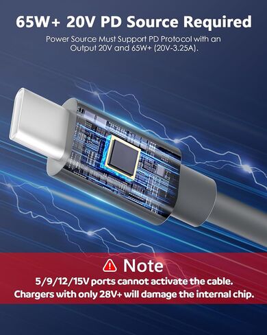 Starlink Mini Power Cable PD 100W Input Type C to DC 20V 5A Cable Cord 32.8FT Starlink Mini USB C to DC Power Cable Work with 100W+ Source 10M Waterproof 18AWG in Saudi Arabia