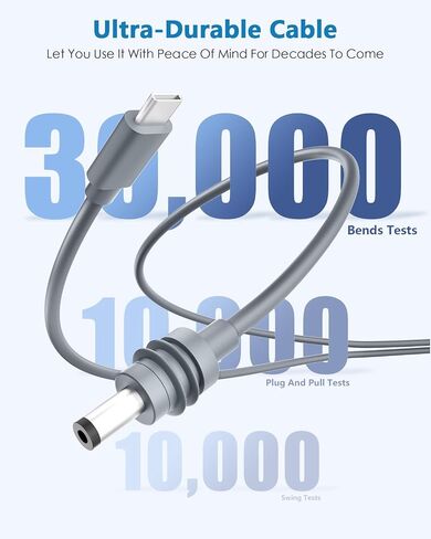 Starlink Mini Power Cable PD 100W Input Type C to DC 20V 5A Cable Cord 32.8FT Starlink Mini USB C to DC Power Cable Work with 100W+ Source 10M Waterproof 18AWG in Saudi Arabia