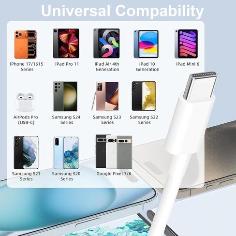 3 Pack 8 inch Short Car Carplay Cable for iPhone,USB C Cable Carplay Fast Charging,USB A to Type C Car Carplay Charger Cord for iPhone 15 16 17 Pro Max, Samsung Galaxy S24 S23, Google Pixel, iPad in Saudi Arabia