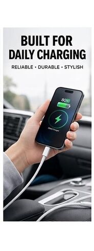 USB-C to USB-C 60W Fast Charging Cable, 3.3 ft, Nylon Braided in Saudi Arabia