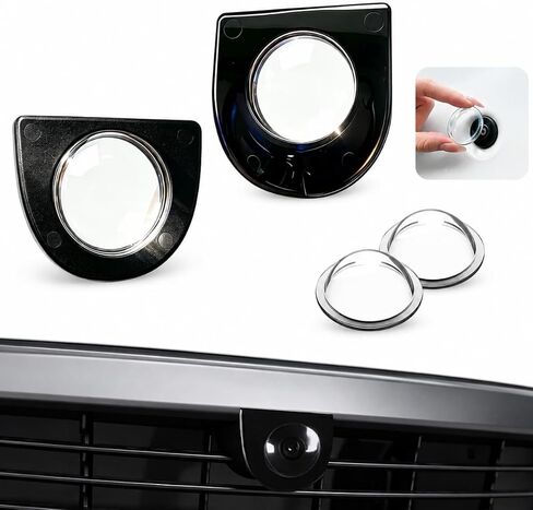 Chickwin 4pcs Front Rear & Side Car Camera Cover Guard Kit, Camera Lens Protectors for Tesla Model Y Juniper/Model3, HD Clear Anti-Scratch, New Car Accessories Gifts in Saudi Arabia
