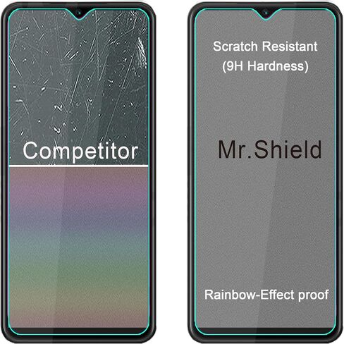 Mr.Shield 3-Pack Tempered Glass Screen Protector for T-Mobile (REVVL 7) 5G in Saudi Arabia