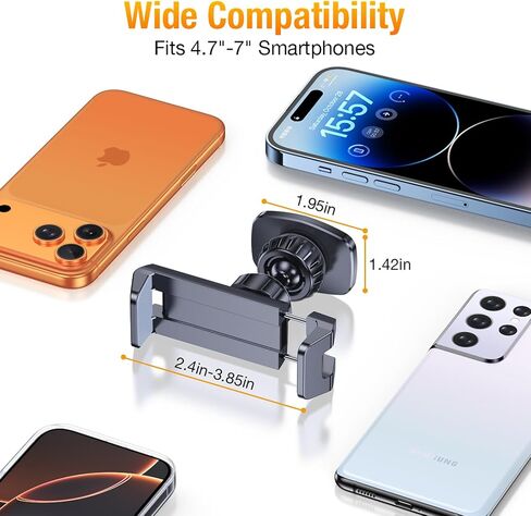Coolpow Magnetic Phone Holder for Gym【Strong Magnets】 Tripod Mount Ring Gym Magnetic Phone Holder Attach to Metal Surface, Gym Accessories for Mothers Gift Essentials for All Smartphones 4.7-7" in Saudi Arabia