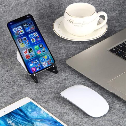 Foldable Pocket Travel Mobile Phone Holder, Portable Cell Phone Stand for Desk, Upgrade Universal V Smartphone Kickstand Mount Compatible with iPhone IPads Tablet Kindle Android, Pack of 4 in Saudi Arabia