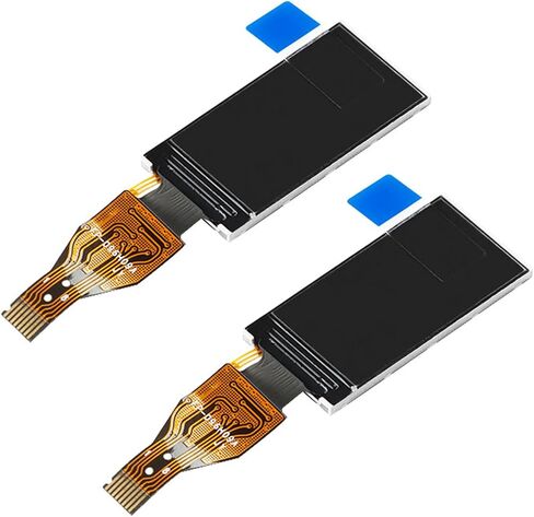 2Pcs 0.96 Inch TFT Display Screen Module Color IPS LCD Screen 80x160 ST7735 Driver SPI Interface Plug-in Display Screen Board RGB in Saudi Arabia