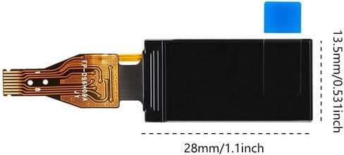 2Pcs 0.96 Inch TFT Display Screen Module Color IPS LCD Screen 80x160 ST7735 Driver SPI Interface Plug-in Display Screen Board RGB in Saudi Arabia