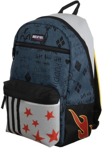 Bioworld Birds of Prey Harley Quinn Denim Backpack in Saudi Arabia