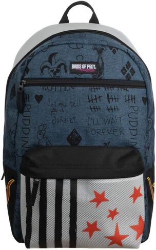 Bioworld Birds of Prey Harley Quinn Denim Backpack in Saudi Arabia