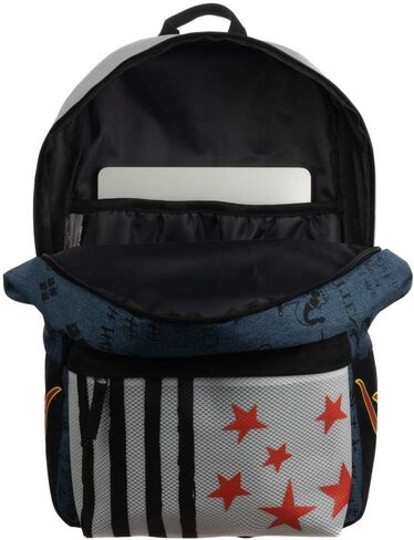 Bioworld Birds of Prey Harley Quinn Denim Backpack in Saudi Arabia