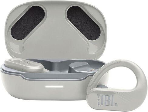 JBL Endurance Peak 3 - Dust and Water Proof (IP68) True Wireless Active Earbuds, JBL Pure Bass Sound, Up to 50 Total Hours of Playback with Speed Charge, Ambient Aware & Talk Thru (White) in Saudi Arabia