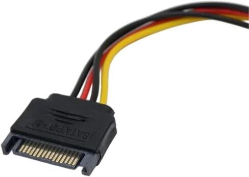 SATA Power Cable Mini 4Pin Female to 15PIN Male Convert Cord Floppy FDD Power Wire Connect IDE Adapter in Saudi Arabia