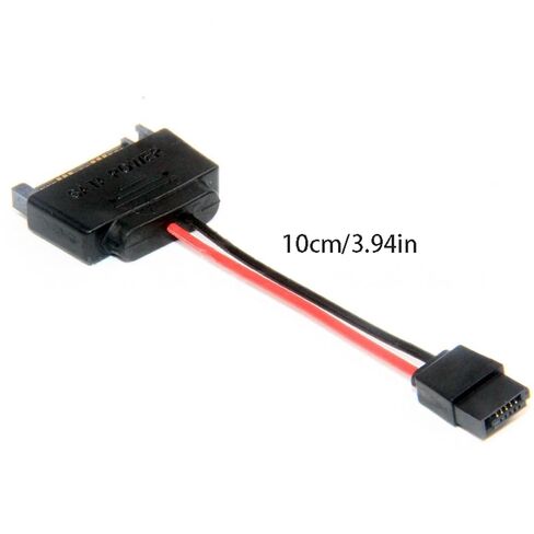 SATA Powe Cable SATA 15PIN Male to 6 Pin Female Convert Adapter Cable Splitter Laptop Optical Drive Wire 20AWG in Saudi Arabia
