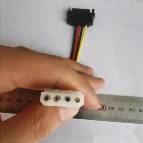 SATA Power Cable Serial SATA 15pin Female to Molex IDE 4pin Female Power Supply in Saudi Arabia